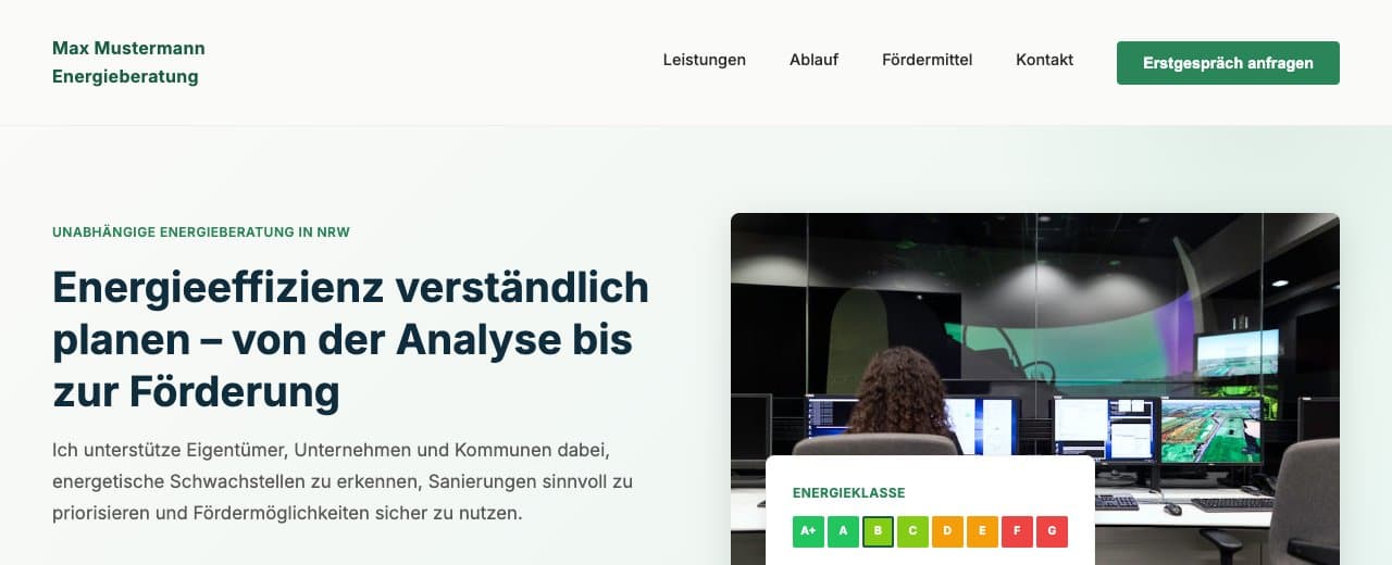 Konzept Energieberatung NRW